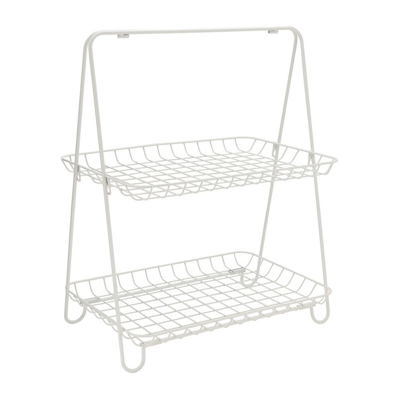 Etagère Malmo - 52x36x65 cm - wit