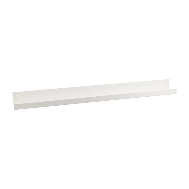 Wandplank metaal - 90 cm - wit