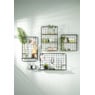 Wandrekje Malmo met twee planken  - 60x15x40 cm
