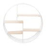 Wandrekje rond - 4-vaks - wit