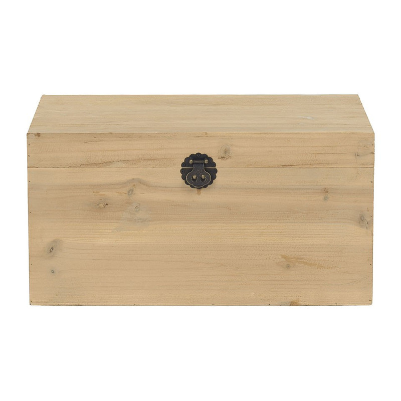 Kist hout - 33x55x29 cm