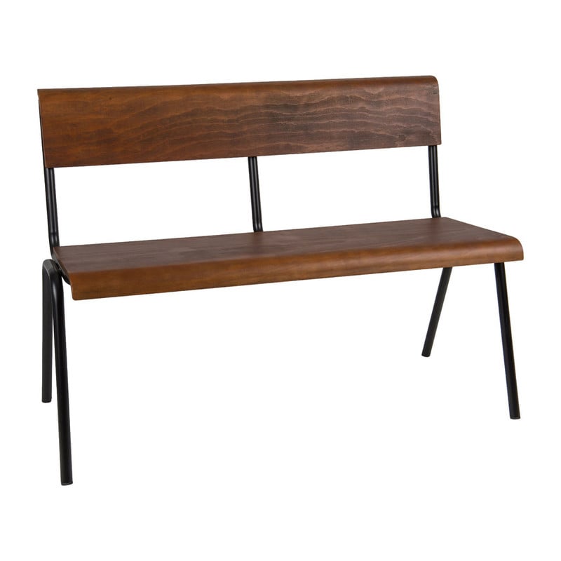 College-bankje - hout - 112 x 53 x 82 cm