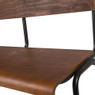 College-bankje - hout - 112 x 53 x 82 cm