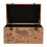 Opbergkist Africa - hout - 45x26x25 cm