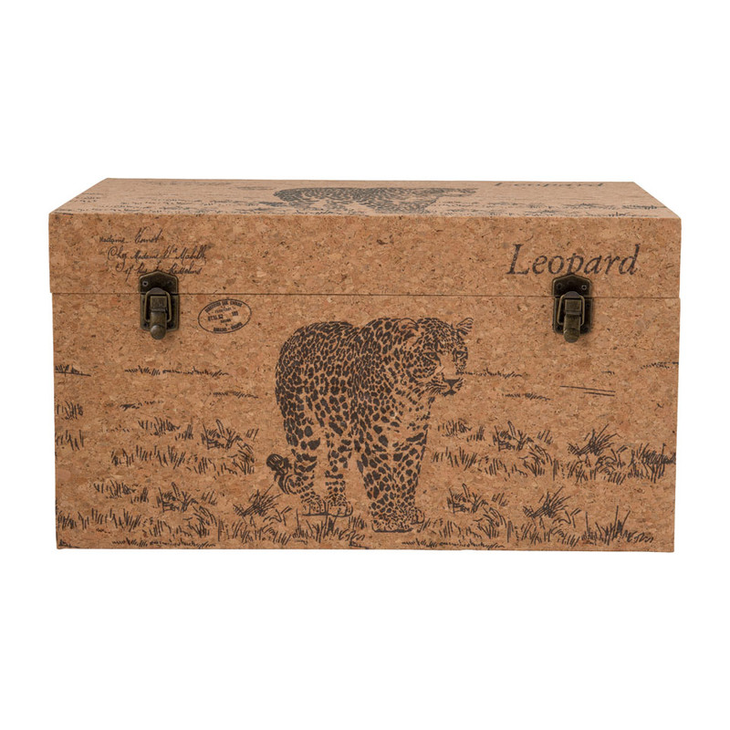 Opbergkist Africa - 55 x 32 x 30 cm  - hout