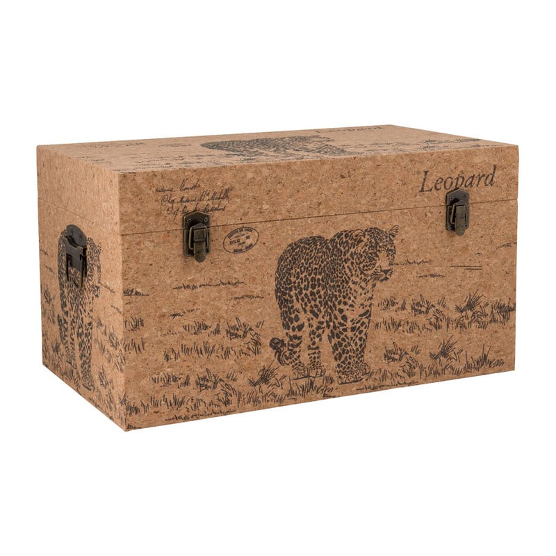 Opbergkist Africa - 55 x 32 x 30 cm  - hout