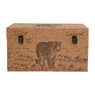 Opbergkist Africa - 55 x 32 x 30 cm  - hout
