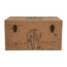 Opbergkist Africa - 65 x 38 x 35 cm  - hout