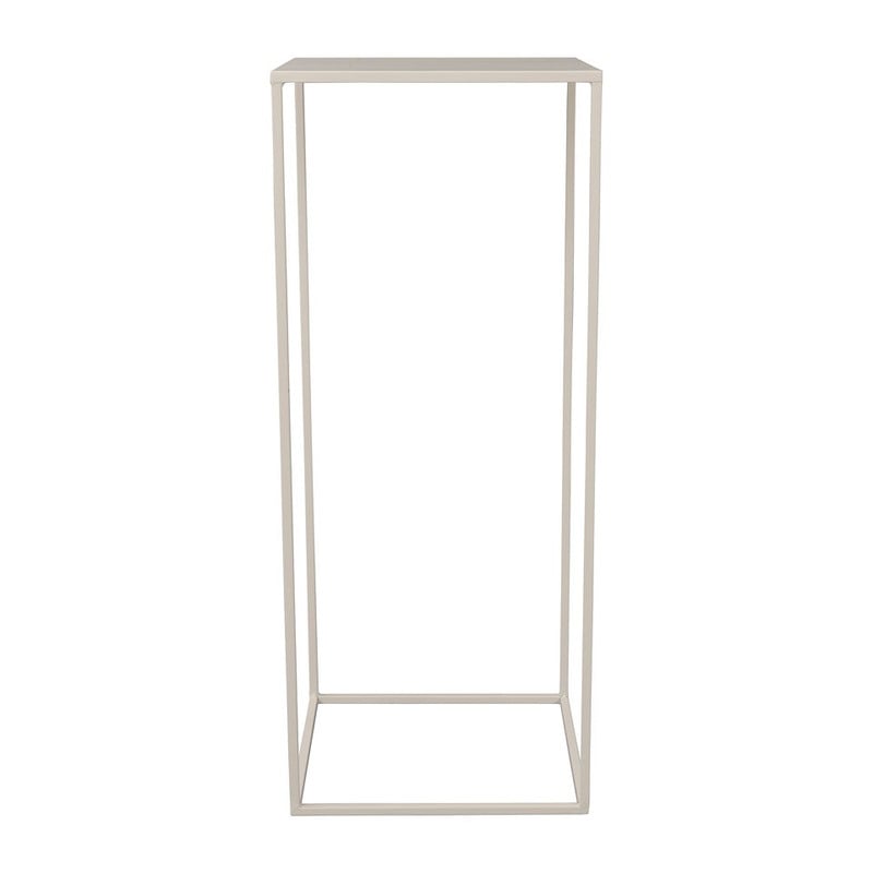 Bijzettafeltje hoog - 32x32x80 cm – wit