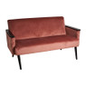 2-zits bankje Elisa - roze - 137x76x79 cm