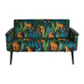 2-zits bankje Elisa - jungle - 137x76x79 cm