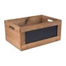 Kistje met schoolbord - 31x21x14 cm