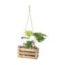 Houten krat hanger - 30x16x15 cm