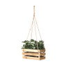 Houten krat hanger - 30x16x15 cm