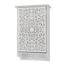 Halkastje FEZ - vintage look - 30x50x13,5 cm - wit