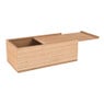 Tissuebox bladdecoratie - 26 x 13