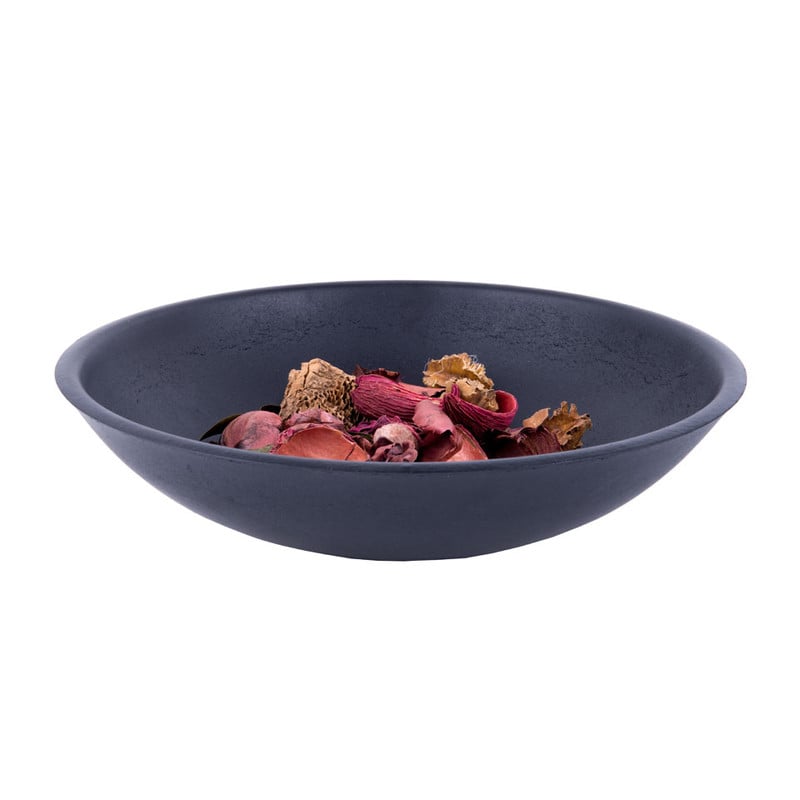 Decoratieschaal - zwart - 38 cm