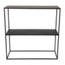 Metalen kast 2 planken - 75x28x75 cm