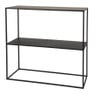 Metalen kast 2 planken - 75x28x75 cm