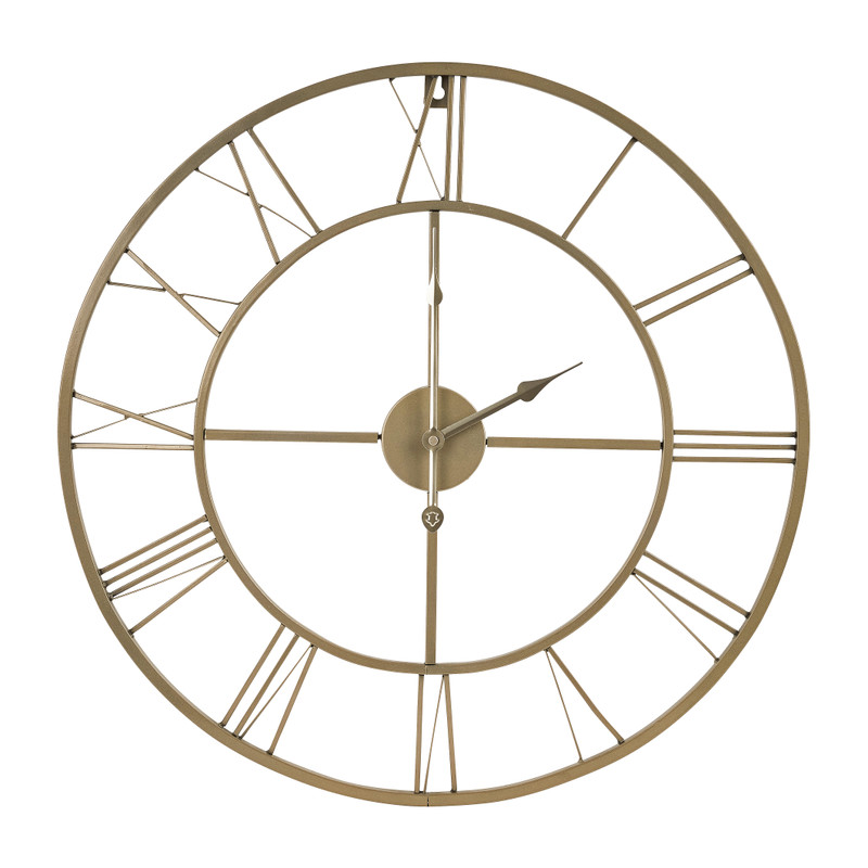 Klok goud metaal - ø57 cm