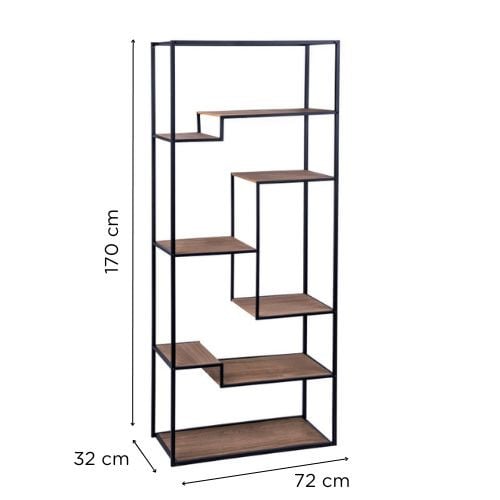 Vakkenkast Dean - 72x32x170 cm