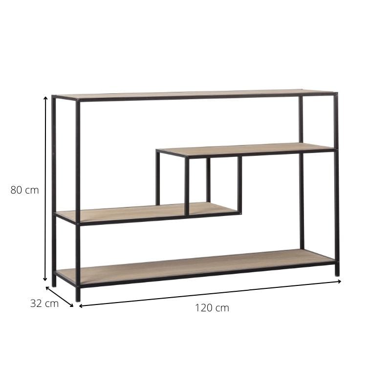 Vakkenkast Liam - 120x32x80 cm