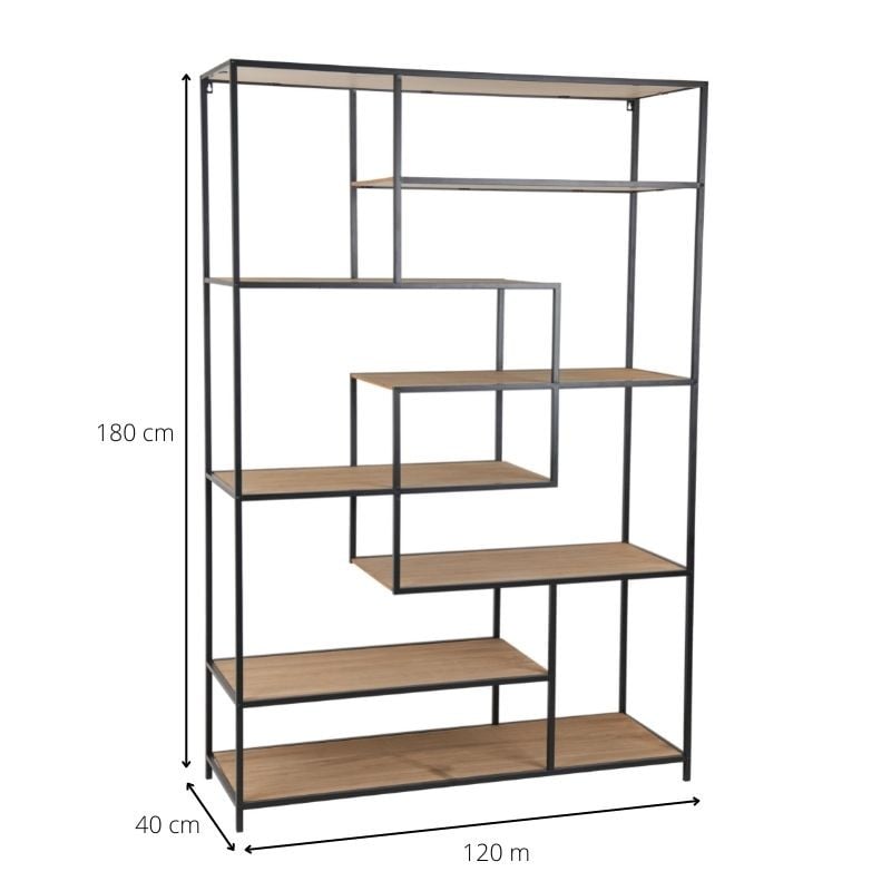 Vakkenkast Mason XL - 120x40x180 cm