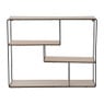 Wandkastje - 50x10x40 cm - zwart