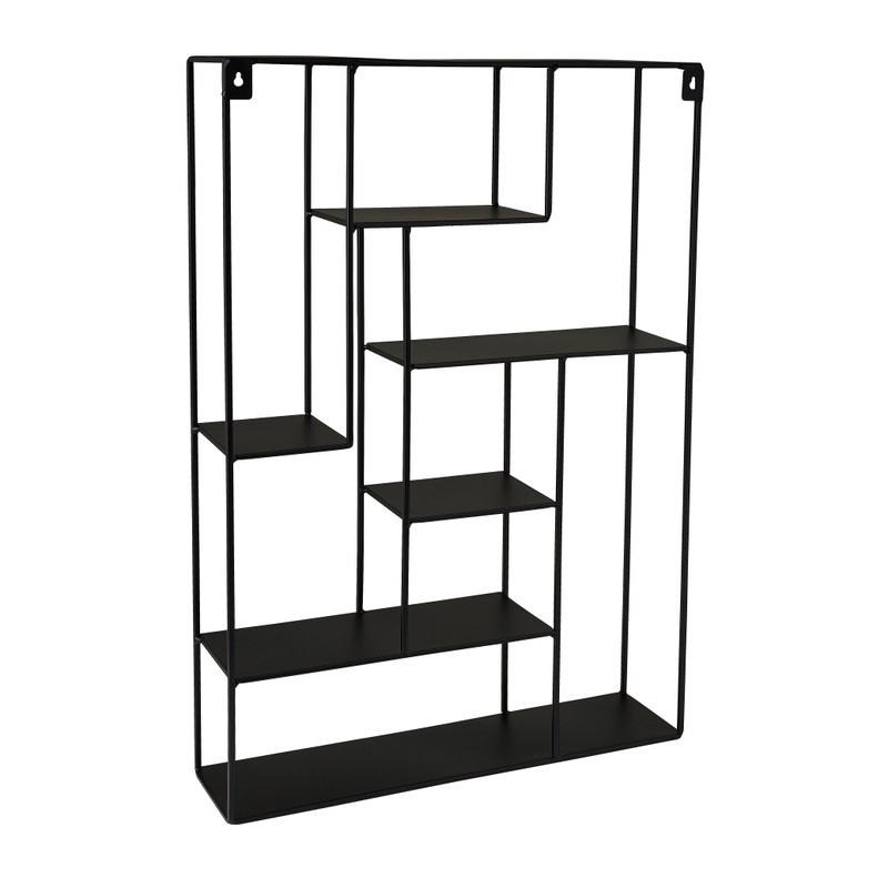 Wandkastje met 6 planken - 40x10x60 cm