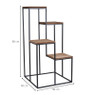 Plantentafel Isa - 4 etages - 40x40x80 cm