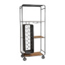 Wijnrek trolley - 60x33x141 cm 
