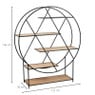 Vakkenkast zigzag - rond - 146x121x35 cm