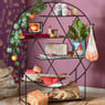 Vakkenkast zigzag - rond - 146x121x35 cm