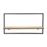 Wandrek met plankje - 48x15x25 cm
