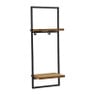 Wandrek met plankjes - 20x15x53 cm