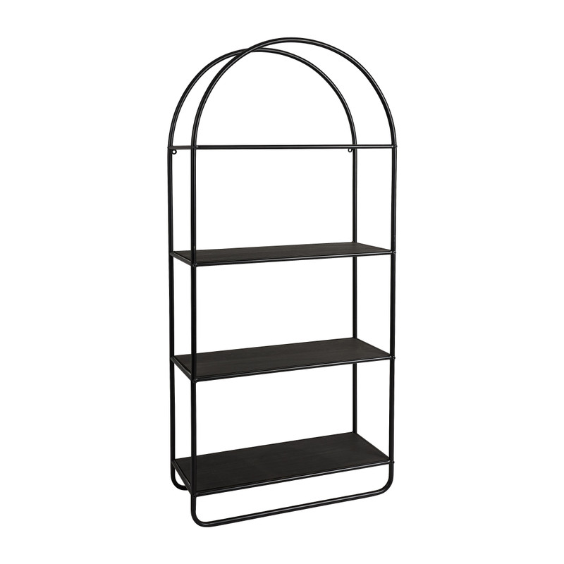 Vakkenkast ronde boog - 70x28x150 cm