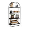 Vakkenkast ronde boog - 70x28x150 cm