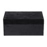 velvet kistje - zwart - 23x14x10 cm - 614559