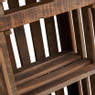 Recycle plantenbak met planken - 25x39x71cm
