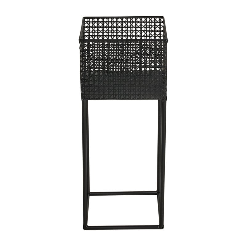 Plantenbak op voet metaal - 20x20x50 cm