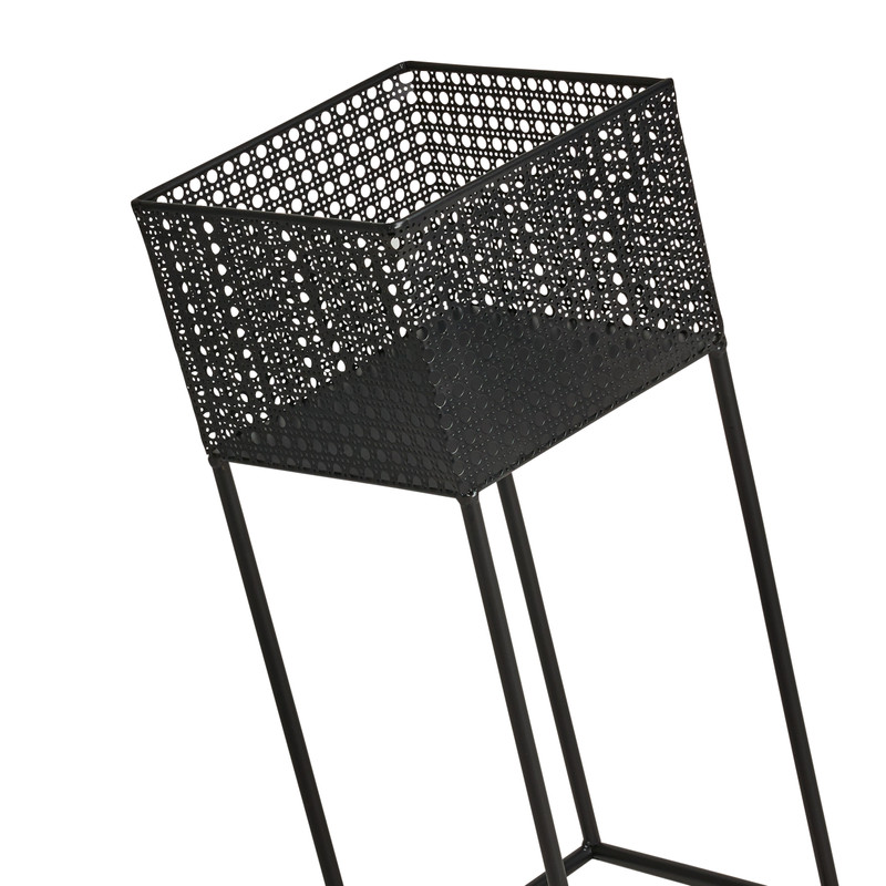 Plantenbak op voet metaal - 20x20x50 cm