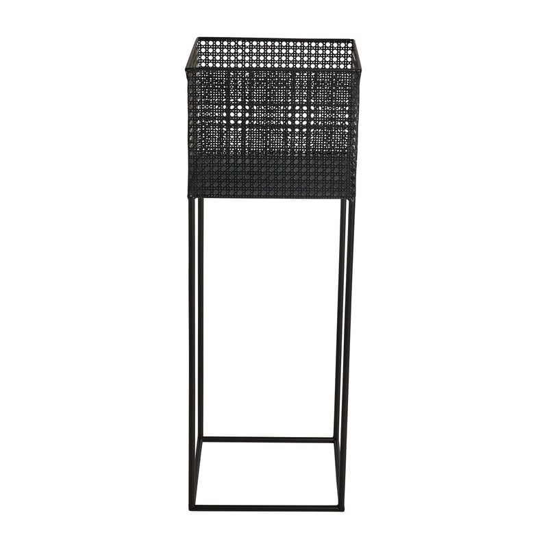Plantenbak op voet metaal - 25x25x73 cm