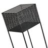 Plantenbak op voet metaal - 25x25x73 cm