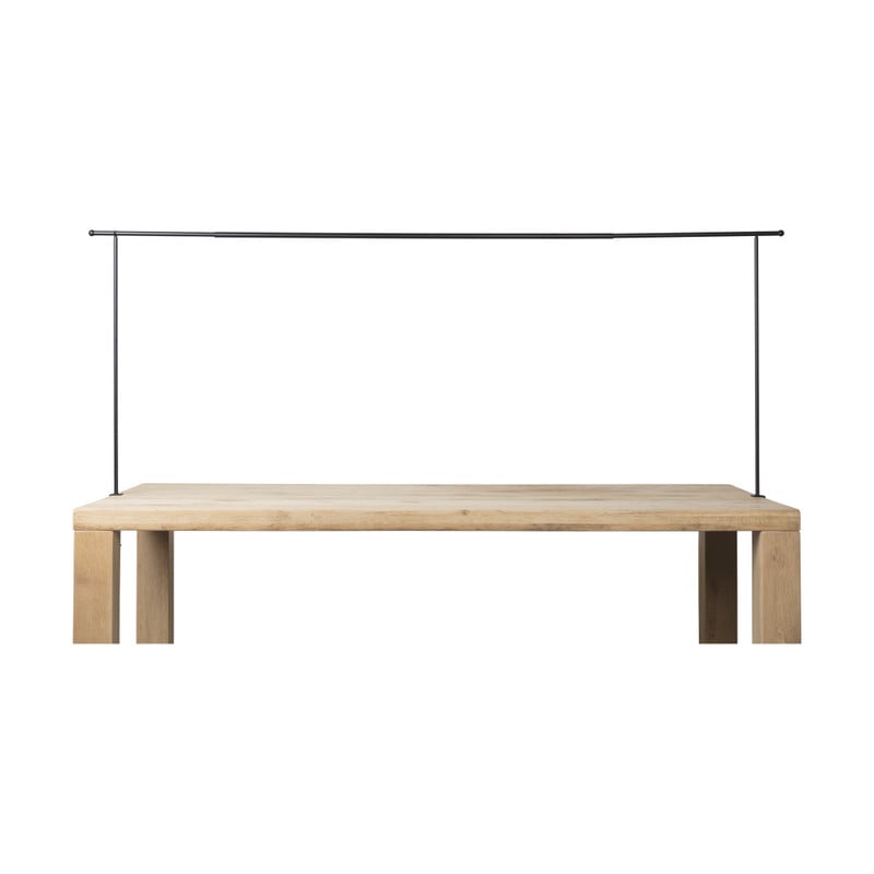 Tafelklem - zwart - 140 tot 250 x90 cm 