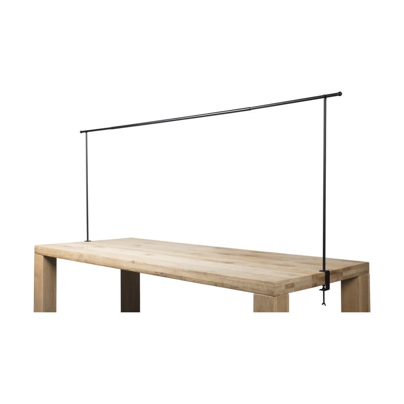 Tafelklem - zwart - 140 tot 250 x90 cm 