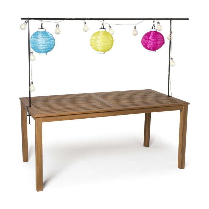 Tafelklem - zwart - 140 tot 250 x90 cm 