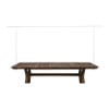 Verstelbare tafelklem - wit - 90x8.5x140-250 cm