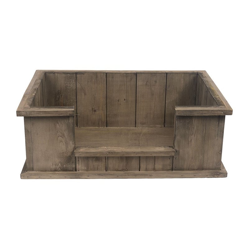 Hondenbed van steigerhout - 100x75 cm 