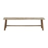 Recycle bankje decoratief - 98x15x28 cm