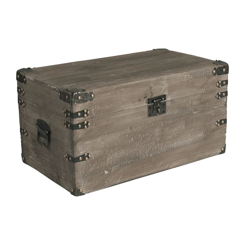 Sloophouten kist - 47x28x24 cm